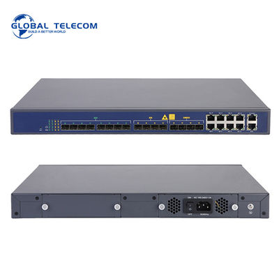 8 에폰 항구 1U OLT 광섬유 20KM 40KM FTTH 강하 호환성